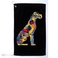Great Dane Dog Golf Towel thumb 0