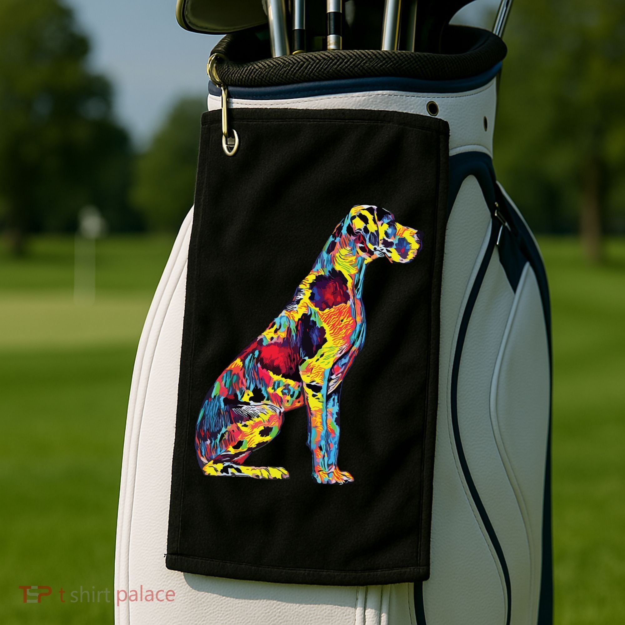 Great Dane Dog Golf Towel