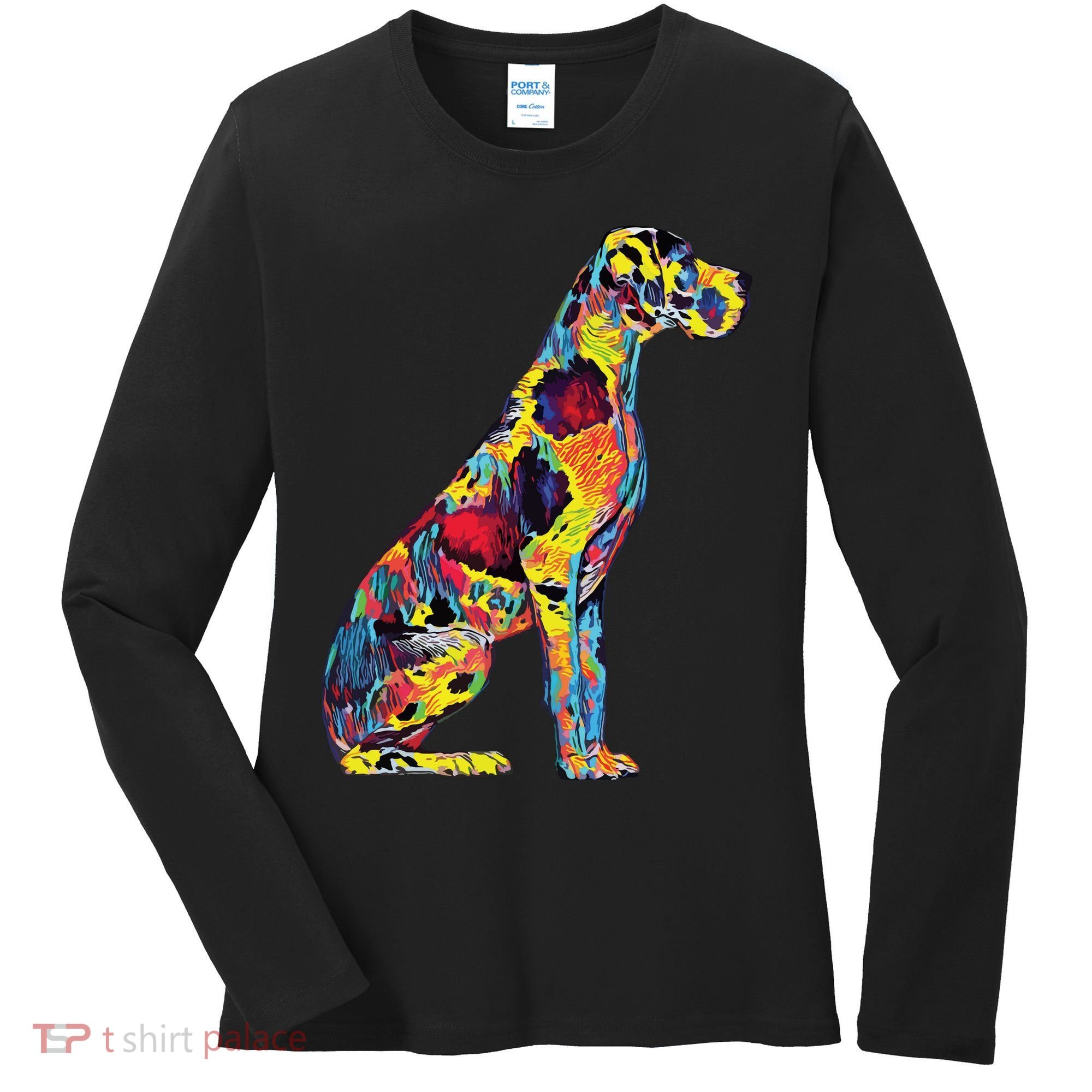 Great Dane Dog Women's Long Sleeve Shirt