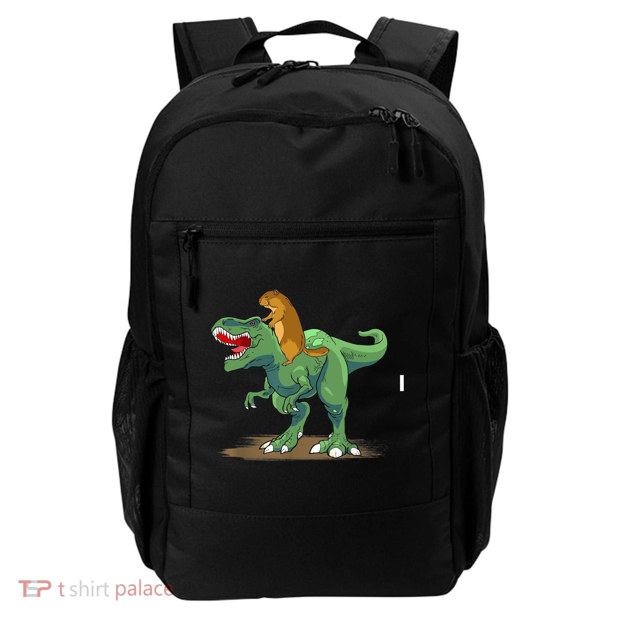 GroundHog Day Dinosaur Gift Shadow Backpack
