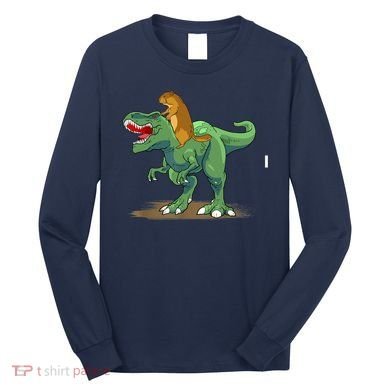 GroundHog Day Dinosaur Gift Shadow Long Sleeve Shirt