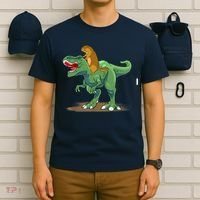 GroundHog Day Dinosaur Gift Shadow T-Shirt thumb 6