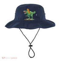 GroundHog Day Dinosaur Gift Shadow Bucket Hat thumb 0