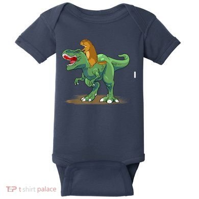 GroundHog Day Dinosaur Gift Shadow Baby Bodysuit