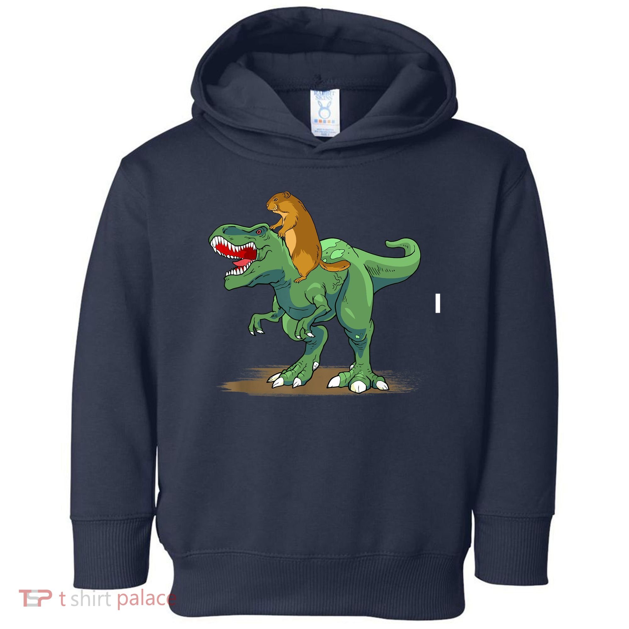 GroundHog Day Dinosaur Gift Shadow Toddler Hoodie