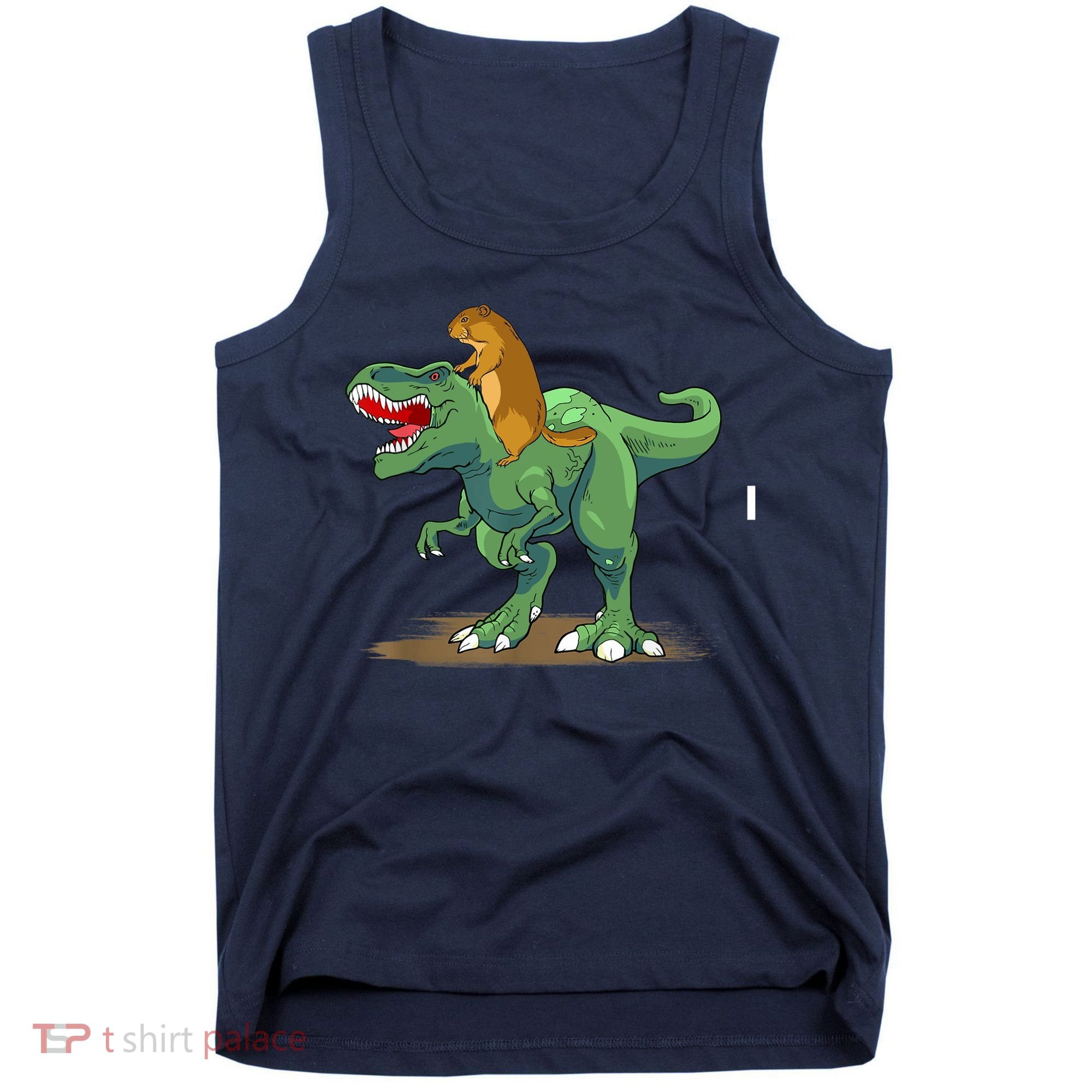 GroundHog Day Dinosaur Gift Shadow Tank Top