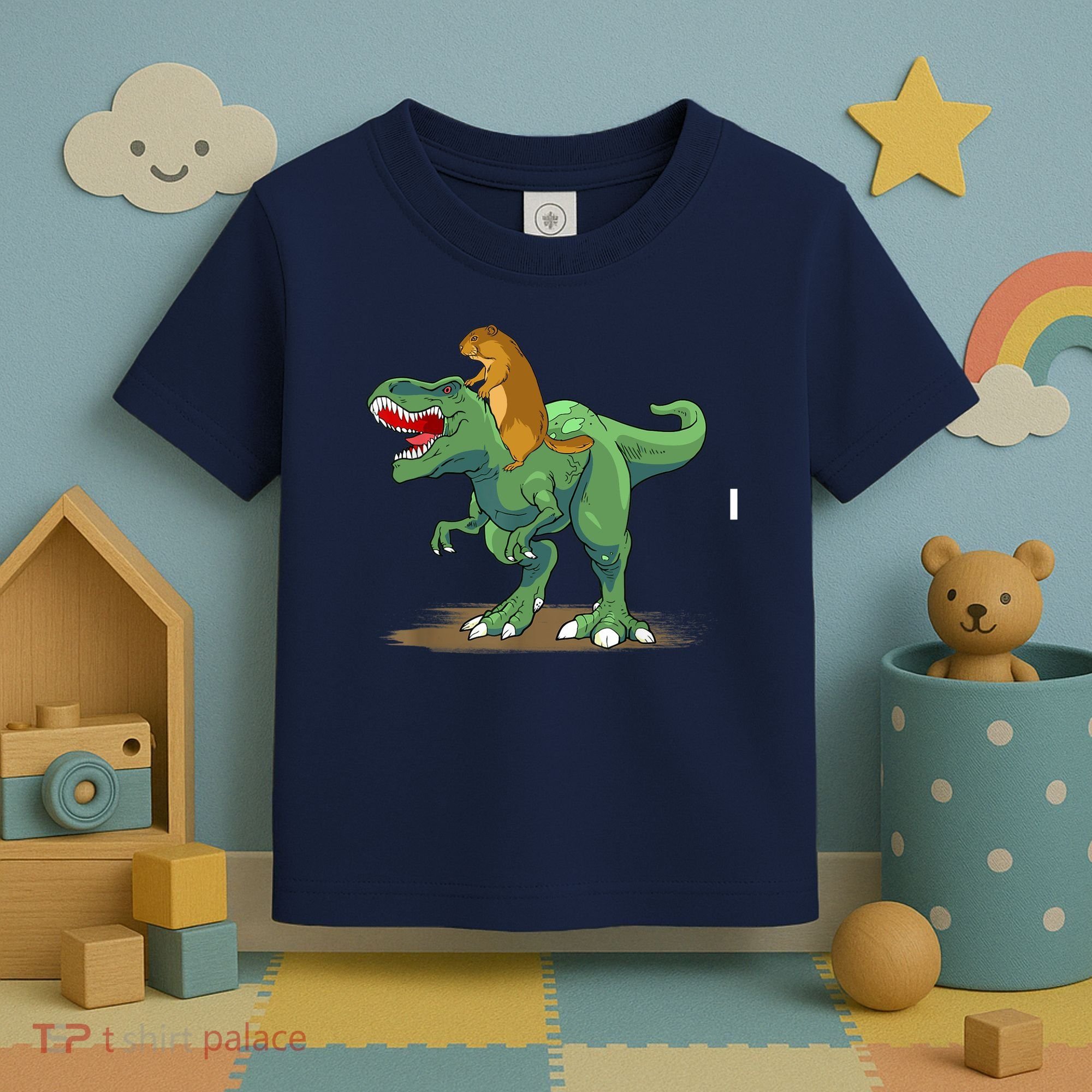 GroundHog Day Dinosaur Gift Shadow Toddler T-Shirt