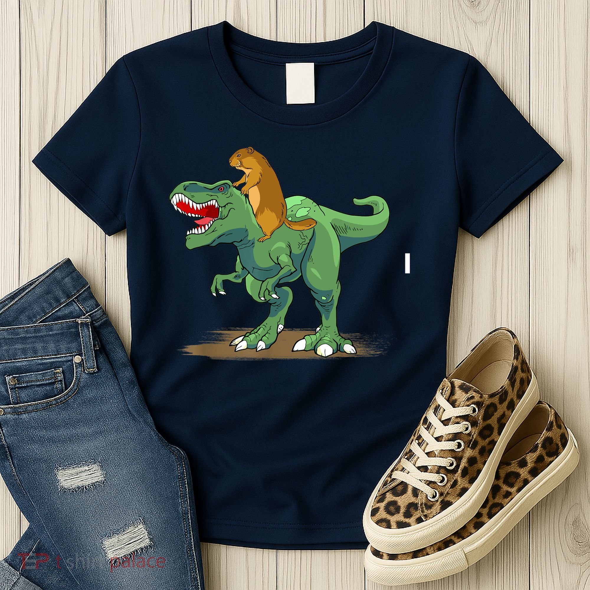 GroundHog Day Dinosaur Gift Shadow Women's T-Shirt
