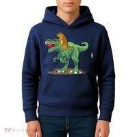GroundHog Day Dinosaur Gift Shadow Kids Hoodie thumb 4