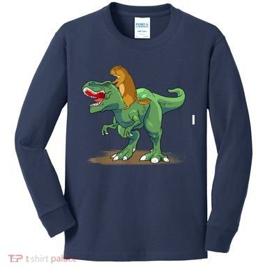 GroundHog Day Dinosaur Gift Shadow Kids Long Sleeve Shirt