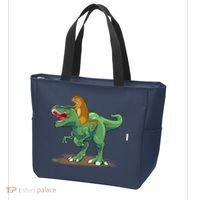 GroundHog Day Dinosaur Gift Shadow Tote Bag thumb 3