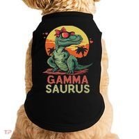 Gammasaurus Dino Dinosaur Gamma Saurus T Rex Funny Trex Doggie Tank thumb 0