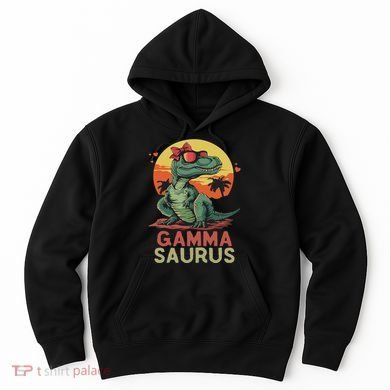Gammasaurus Dino Dinosaur Gamma Saurus T Rex Funny Trex Hoodie