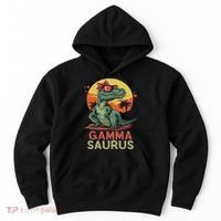 Gammasaurus Dino Dinosaur Gamma Saurus T Rex Funny Trex Hoodie thumb 0