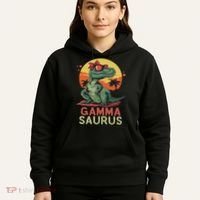 Gammasaurus Dino Dinosaur Gamma Saurus T Rex Funny Trex Hoodie thumb 5