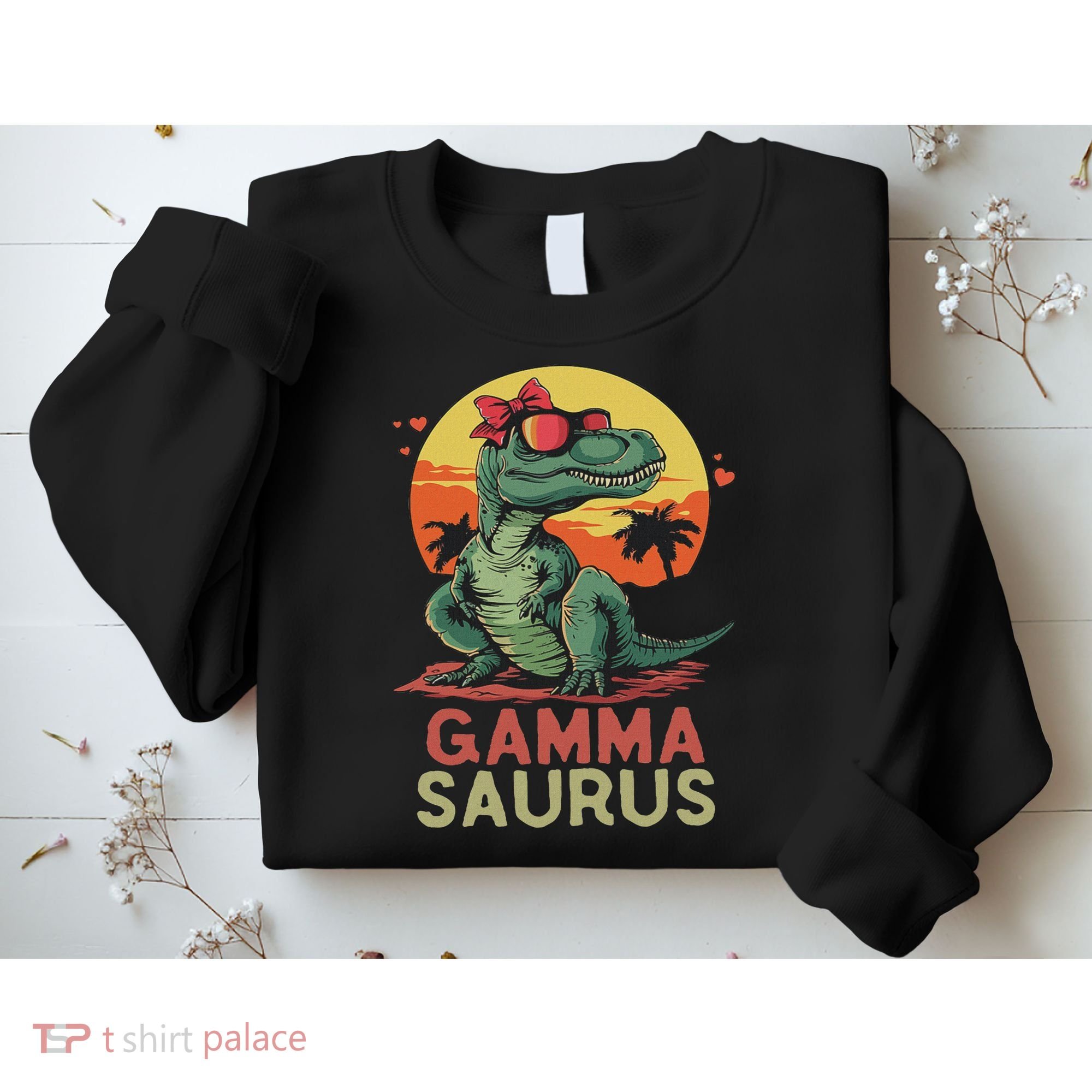 Gammasaurus Dino Dinosaur Gamma Saurus T Rex Funny Trex Sweatshirt