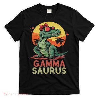 Gammasaurus Dino Dinosaur Gamma Saurus T Rex Funny Trex T-Shirt