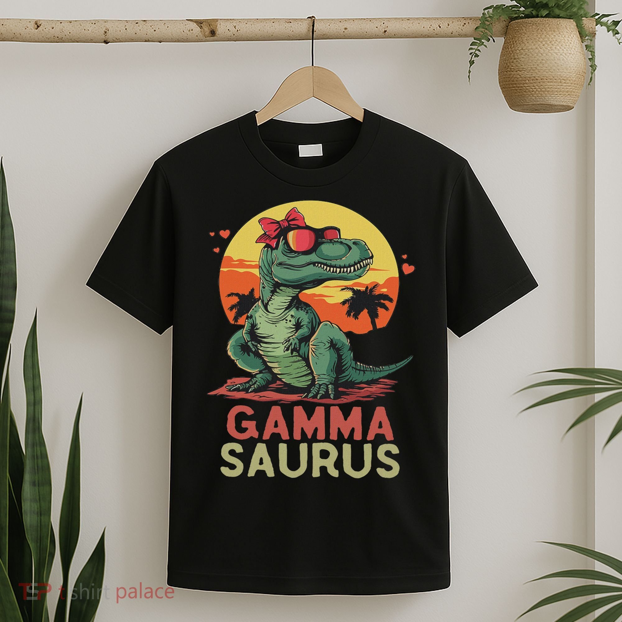 Gammasaurus Dino Dinosaur Gamma Saurus T Rex Funny Trex T-Shirt