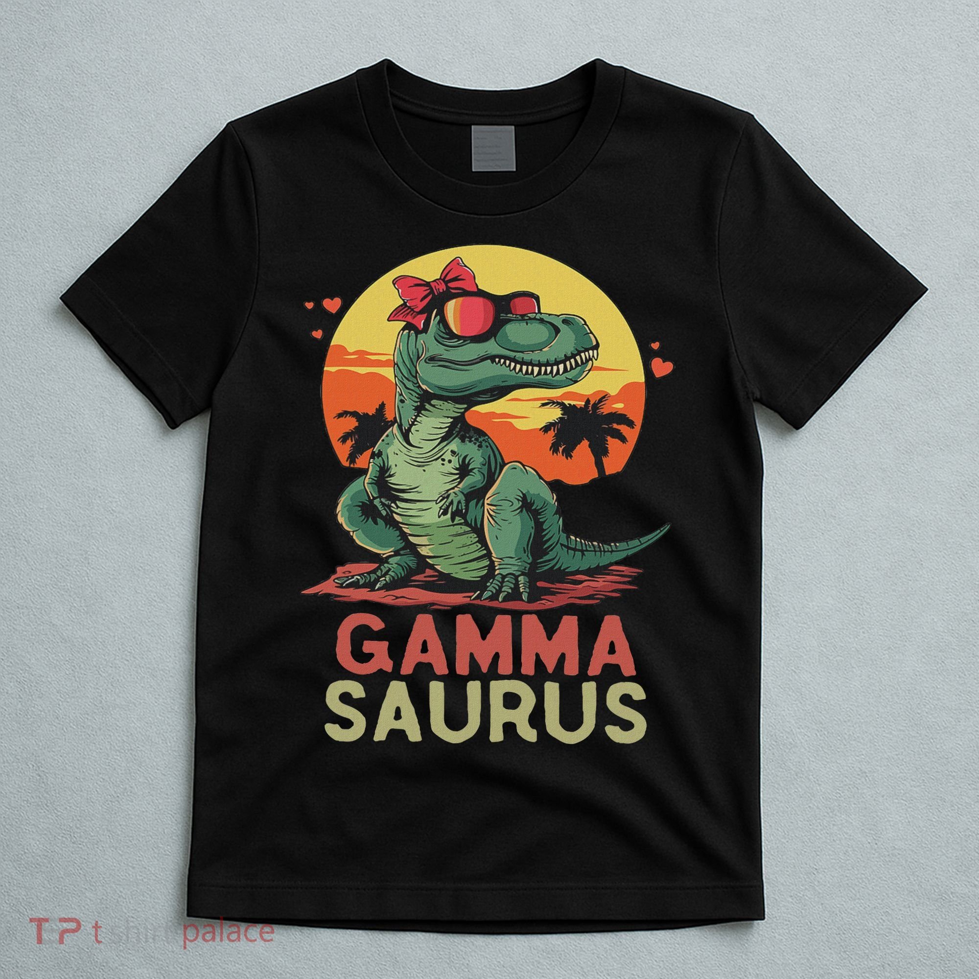 Gammasaurus Dino Dinosaur Gamma Saurus T Rex Funny Trex T-Shirt