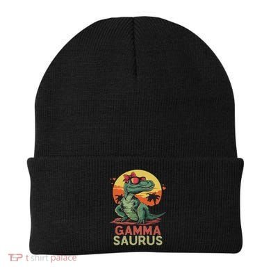 Gammasaurus Dino Dinosaur Gamma Saurus T Rex Funny Trex Beanie
