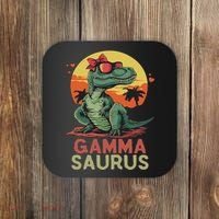 Gammasaurus Dino Dinosaur Gamma Saurus T Rex Funny Trex Coaster thumb 0