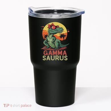 Gammasaurus Dino Dinosaur Gamma Saurus T Rex Funny Trex Tumbler
