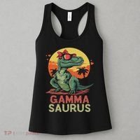 Gammasaurus Dino Dinosaur Gamma Saurus T Rex Funny Trex Women's Tank Top thumb 3