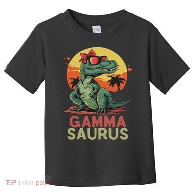 Gammasaurus Dino Dinosaur Gamma Saurus T Rex Funny Trex Toddler T-Shirt