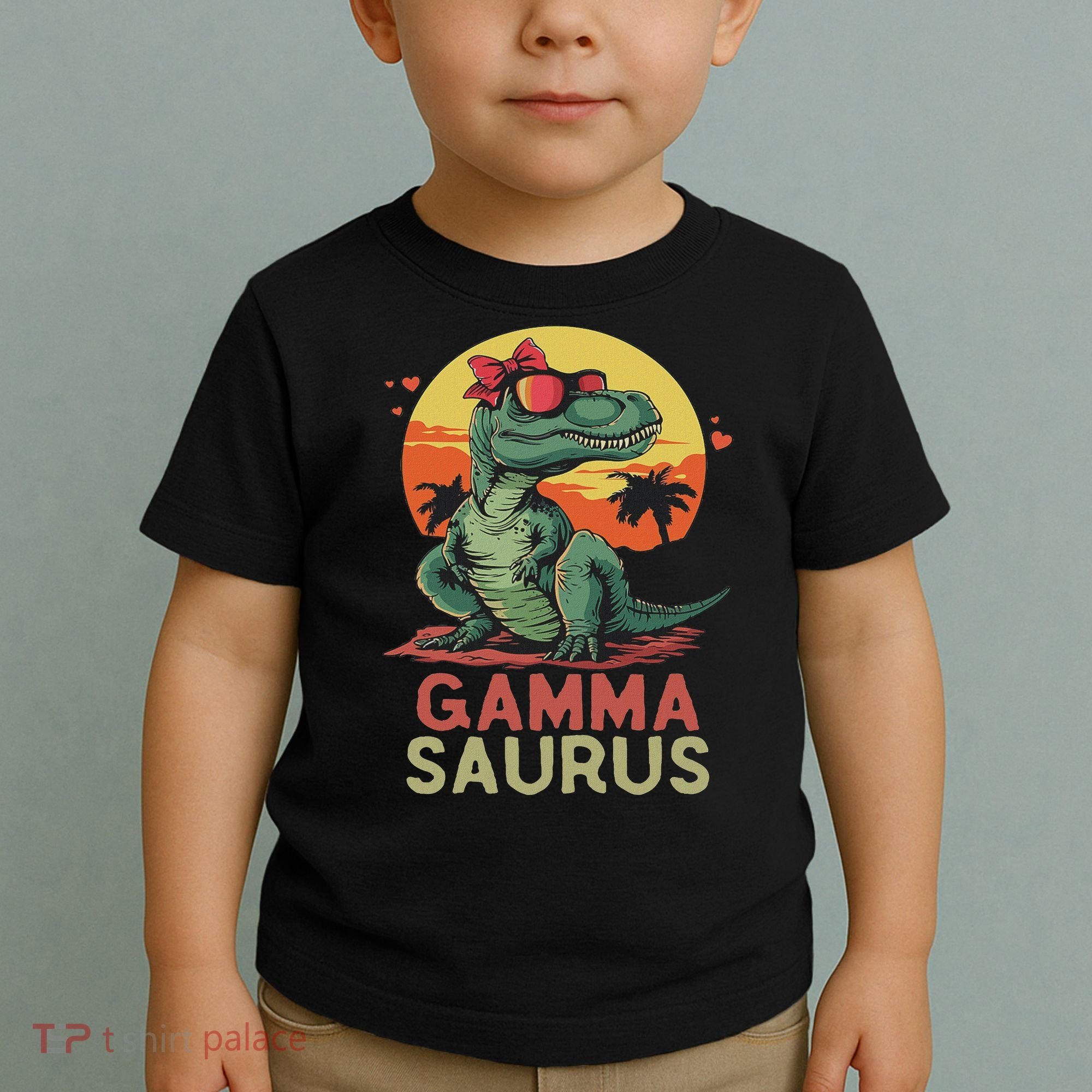 Gammasaurus Dino Dinosaur Gamma Saurus T Rex Funny Trex Toddler T-Shirt