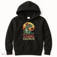 Gammasaurus Dino Dinosaur Gamma Saurus T Rex Funny Trex Kids Hoodie thumb 0
