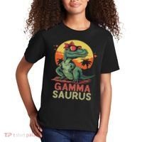 Gammasaurus Dino Dinosaur Gamma Saurus T Rex Funny Trex Kids T-Shirt thumb 2