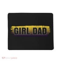 Girl Dad Dunking Tribute Memorial # Girl Dad Distressed Mousepad thumb 0