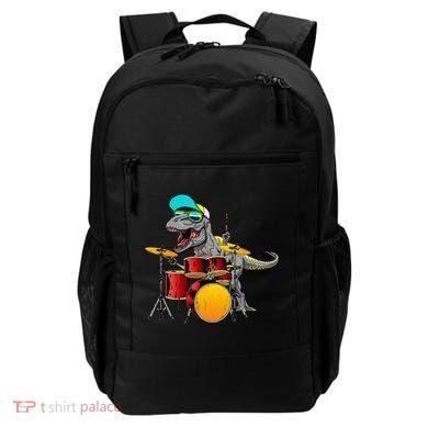 Great Dinosaurs Drums Music Playing Rex Design Backpack