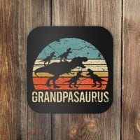 Grandpa Dinosaur Dad Gift Funny Grandpasaurus 4 Four Coaster thumb 0