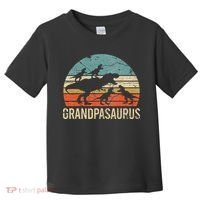 Grandpa Dinosaur Dad Gift Funny Grandpasaurus 4 Four Toddler T-Shirt thumb 0
