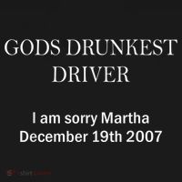 Gods Drunkest Driver I Am Sorry M.Ar.Tha December 19th 2007 Kids Sweatshirt thumb 2