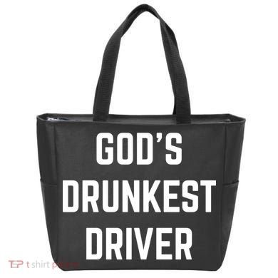 God's Drunkest Driver Funny Tee Tote Bag