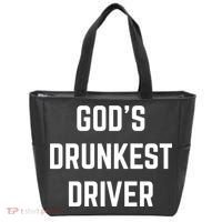 God's Drunkest Driver Funny Tee Tote Bag thumb 0