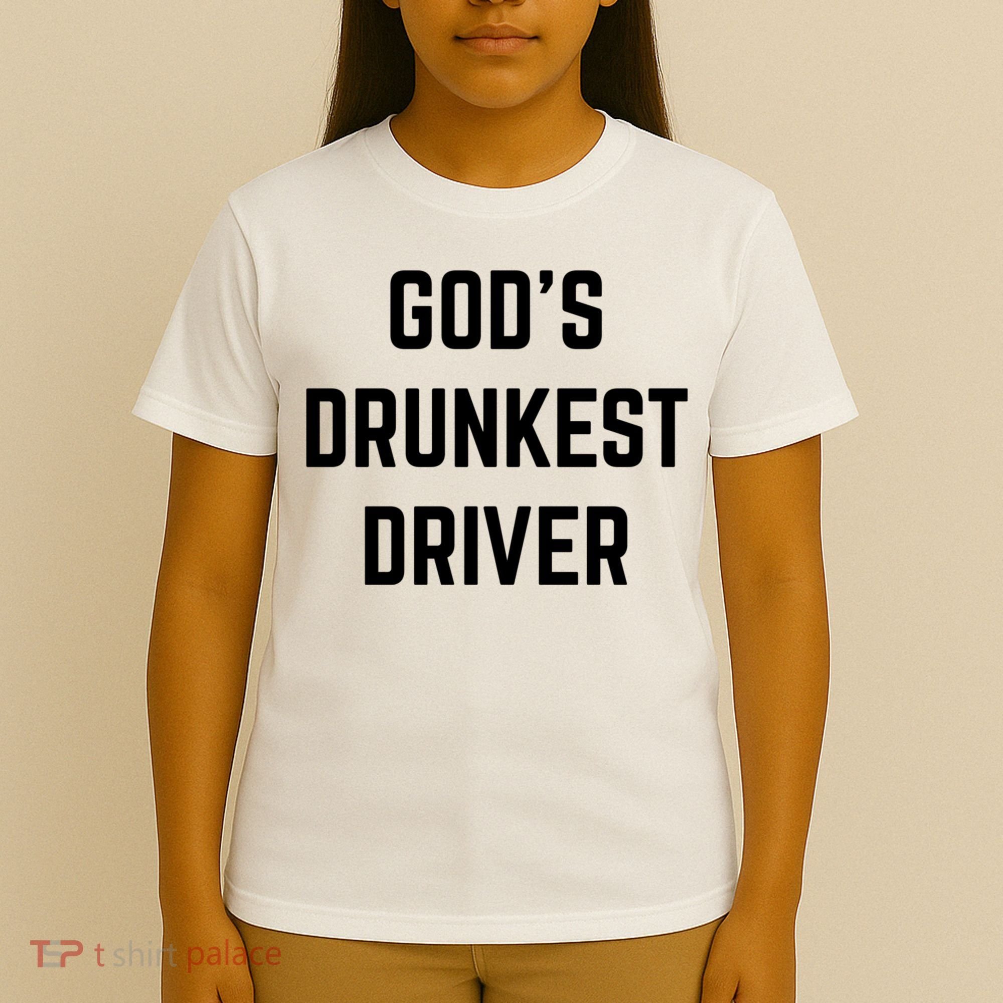 God's Drunkest Driver Funny Tee T-Shirt