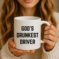 God's Drunkest Driver Funny Tee Coffee Mug thumb 3