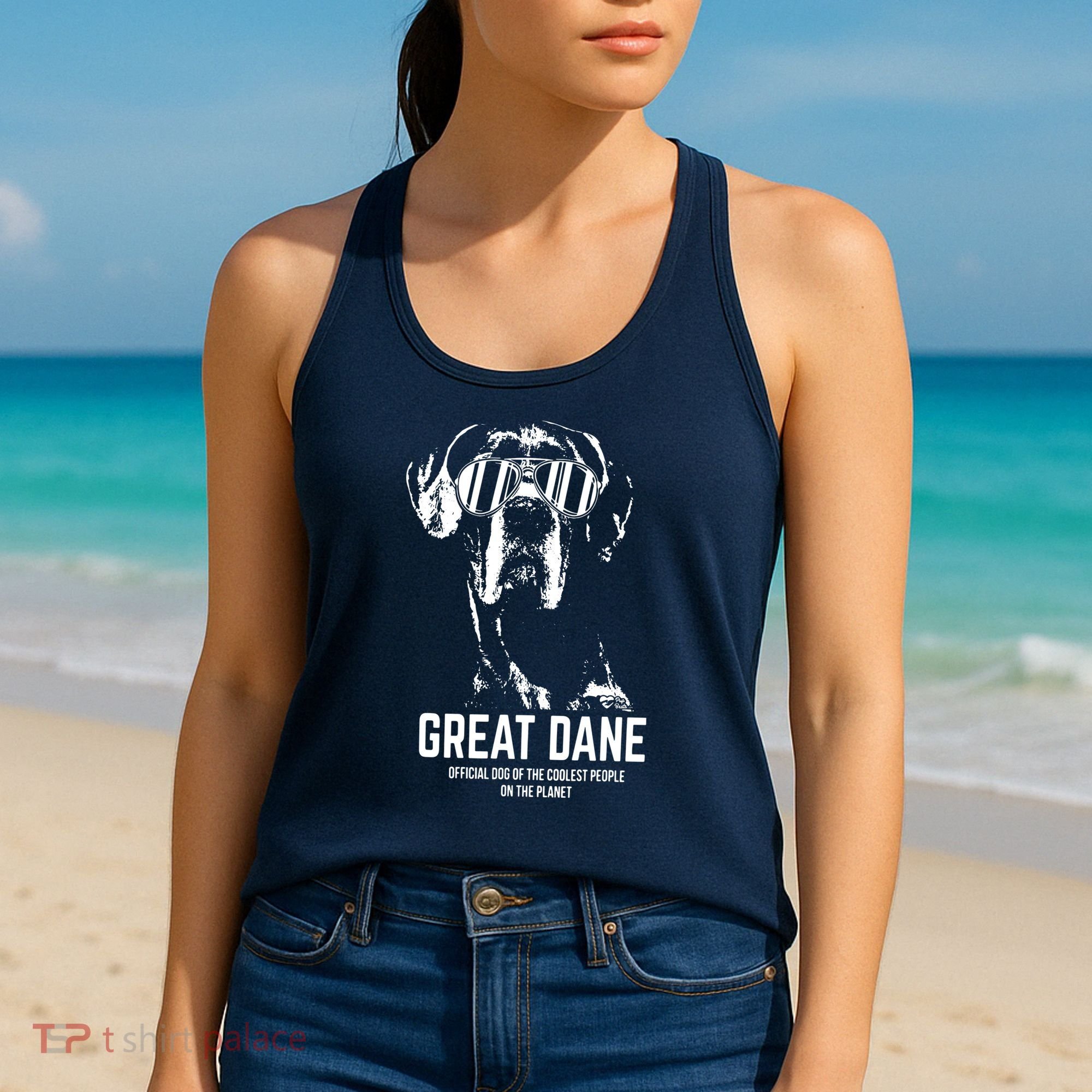 Great Dane Dog Of The Coolest Pup Lovers Women's Tank Top