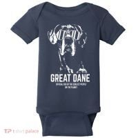 Great Dane Dog Of The Coolest Pup Lovers Baby Bodysuit thumb 0