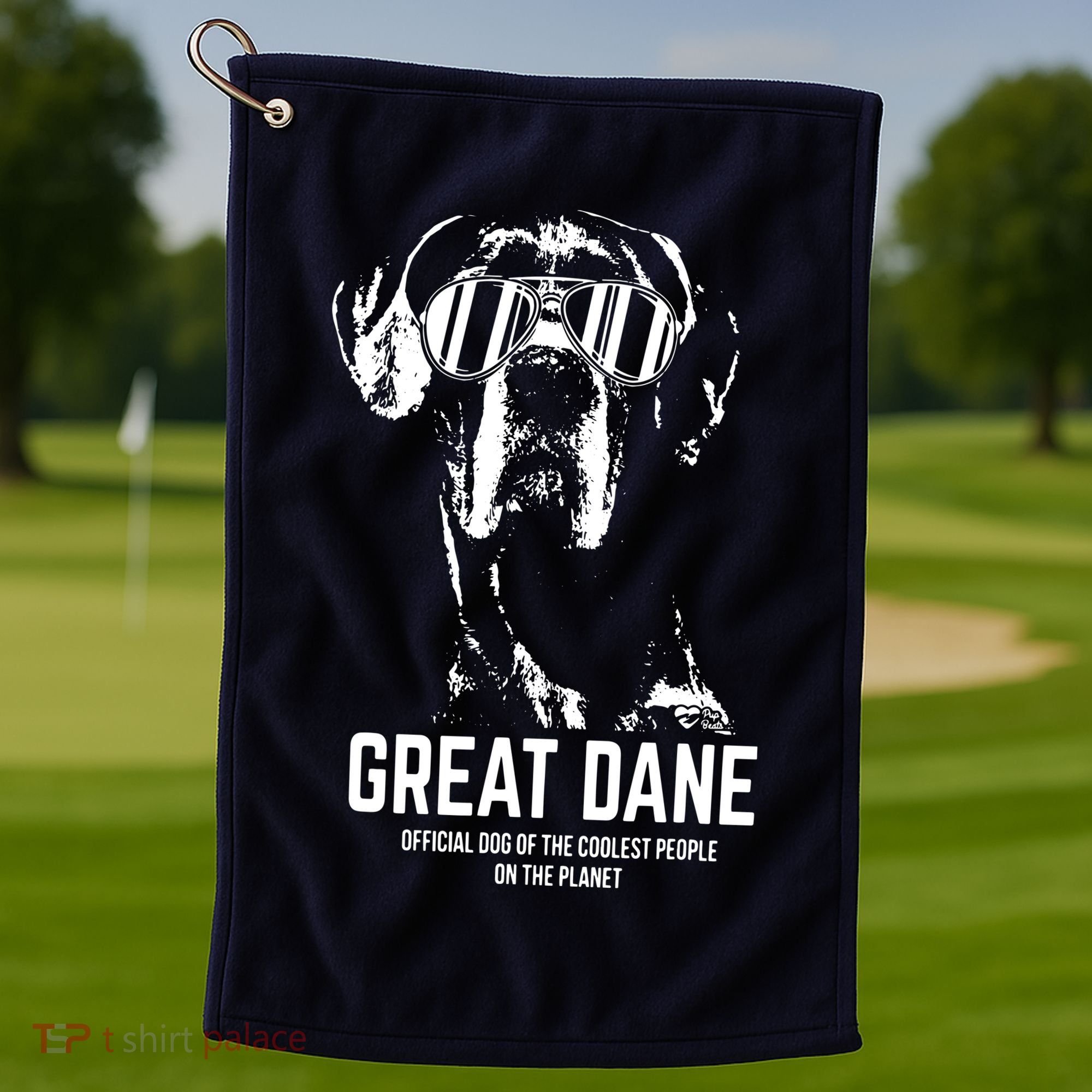 Great Dane Dog Of The Coolest Pup Lovers Golf Towel
