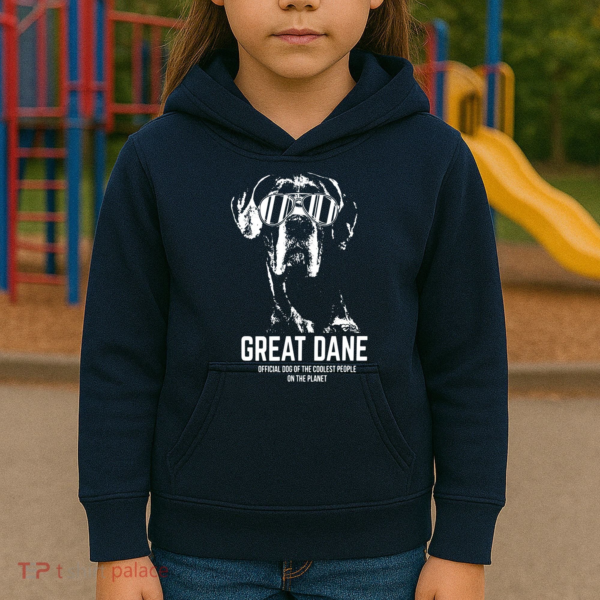 Great Dane Dog Of The Coolest Pup Lovers Kids Hoodie