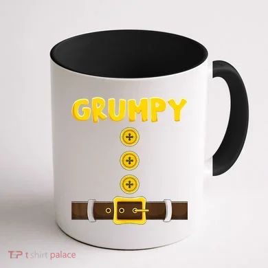 Grumpy Dwarf Easy Halloween Coffee Mug back