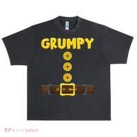 Grumpy Dwarf Easy Halloween Urban Oversized Heavyweight T-Shirt thumb 0