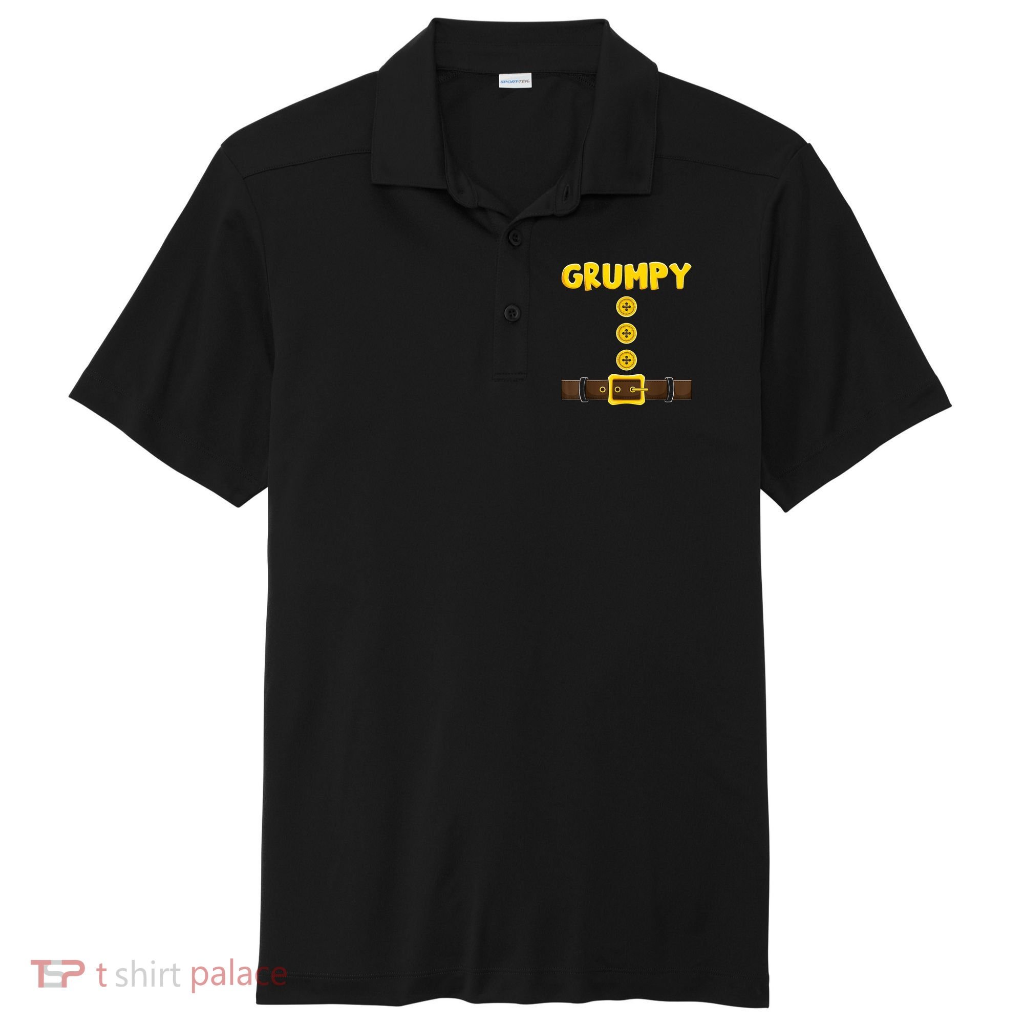 Grumpy Dwarf Easy Halloween Sport-Tek Posi-UV Pro Polo