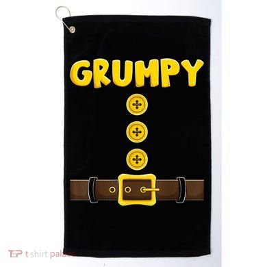 Grumpy Dwarf Easy Halloween Golf Towel