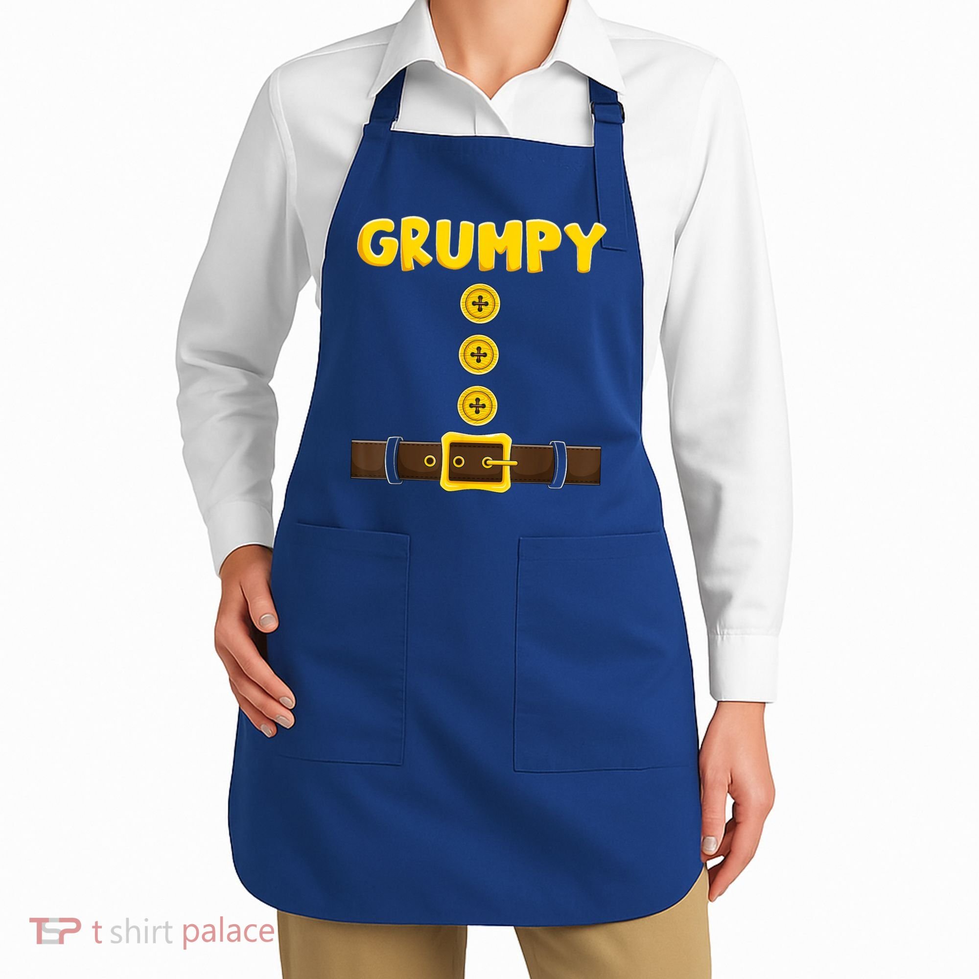 Grumpy Dwarf Easy Halloween Apron