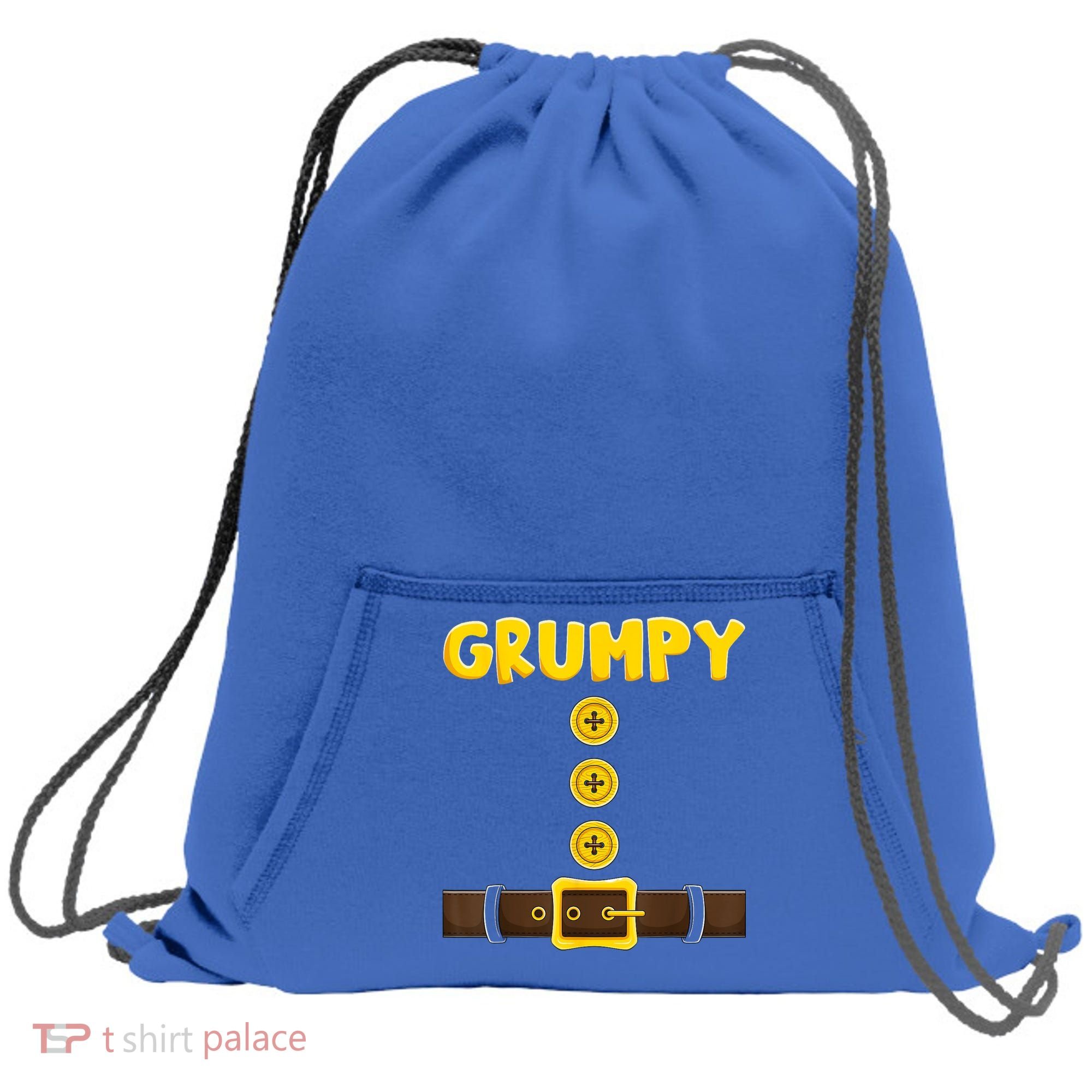 Grumpy Dwarf Easy Halloween Sweatshirt Cinch Pack Bag